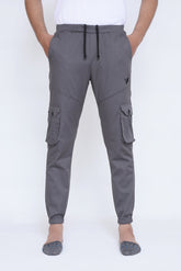 GREY CARGO TROUSER - VENARI